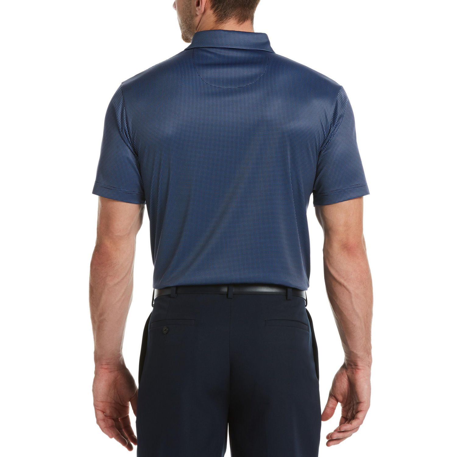 Men's Performance Short Sleeve Printed Golf Polo Shirt