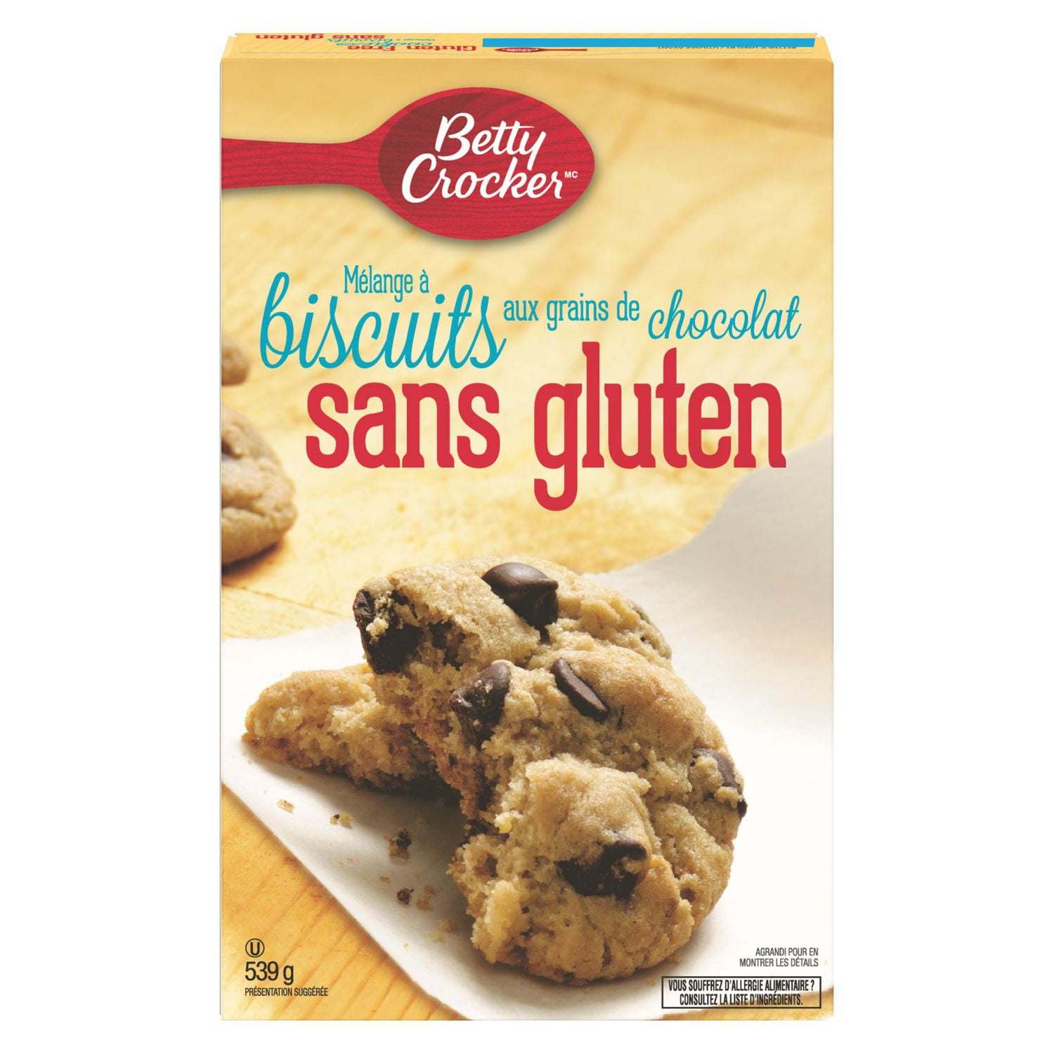 Melange A Biscuits Aux Grains De Chocolat Sans Gluten De Betty Crocker Walmart Canada