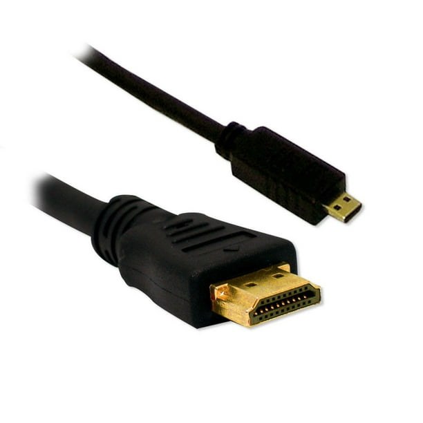 HiSpeed HDMI-HDMI Micro w Ethernet- 10 pieds