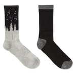 Mesdames Ozark Trail 2-Pack Chaussette d'équipage en mélange de laine premium