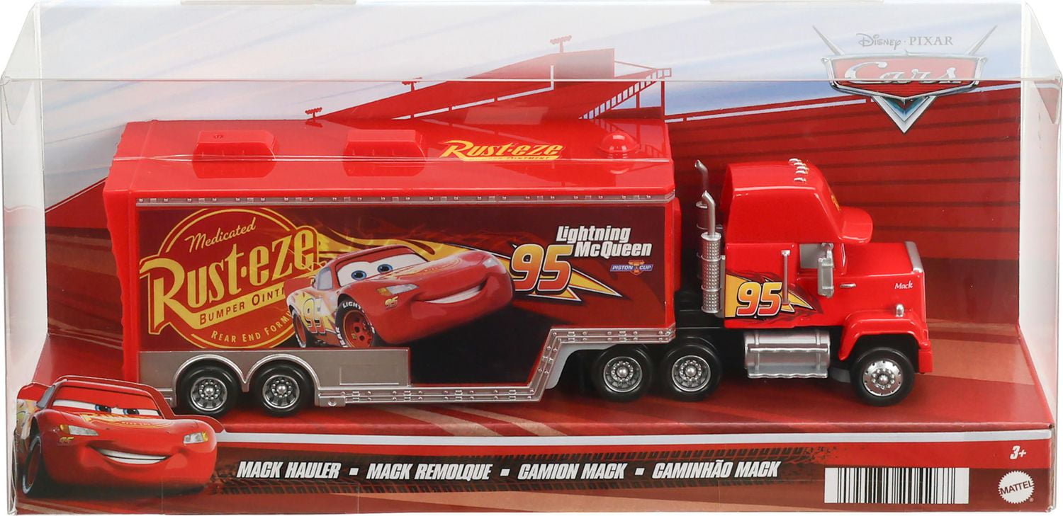 Disney and Pixar Cars Mack Hauler Truck with Extendable Ramp Walmart