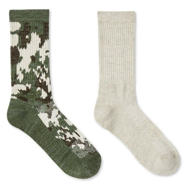 Ozark Trail Women's Crew Socks 2-Pack