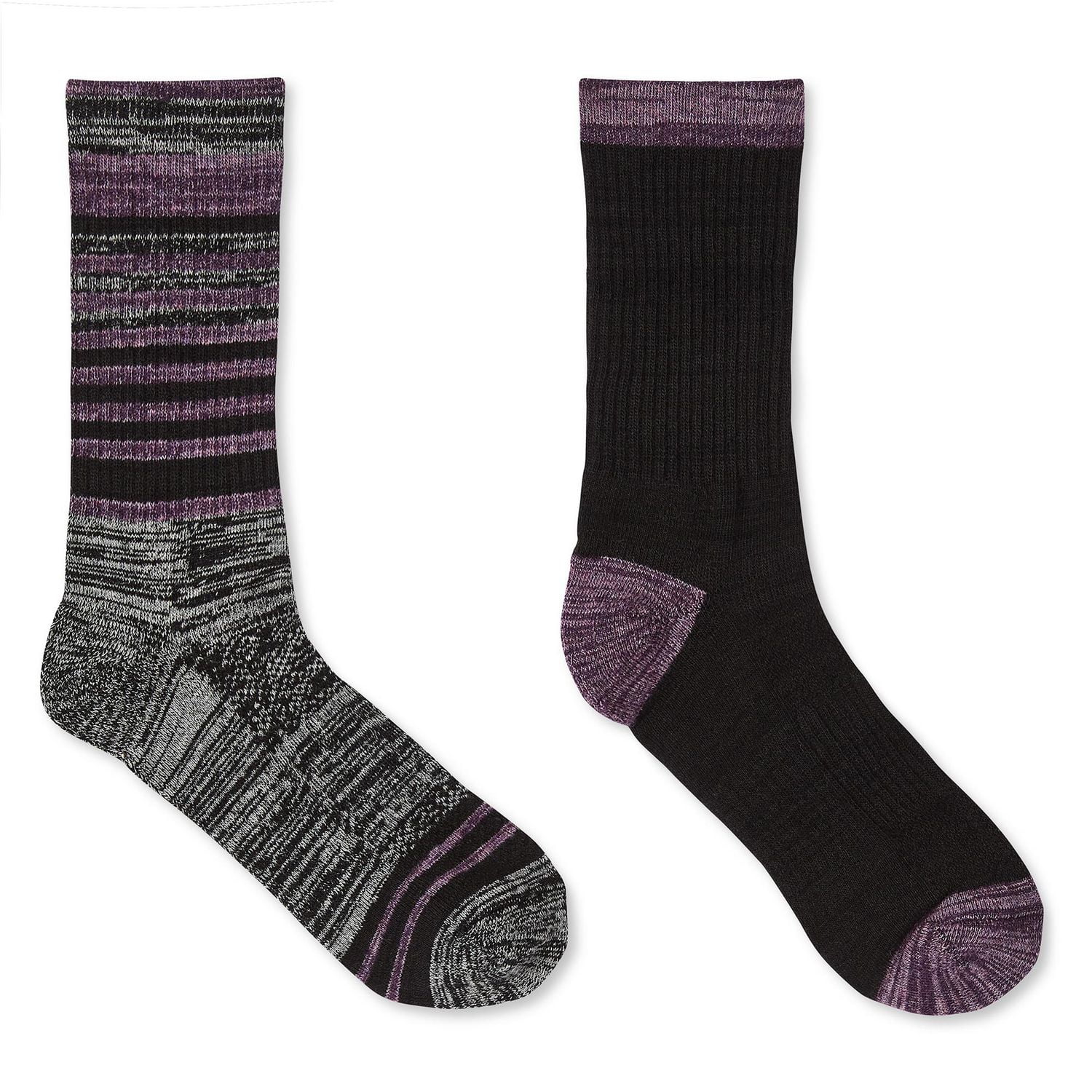 Lot de 2 paires de mi-chaussettes Ozark Trail pour femmes Pointures 4-10