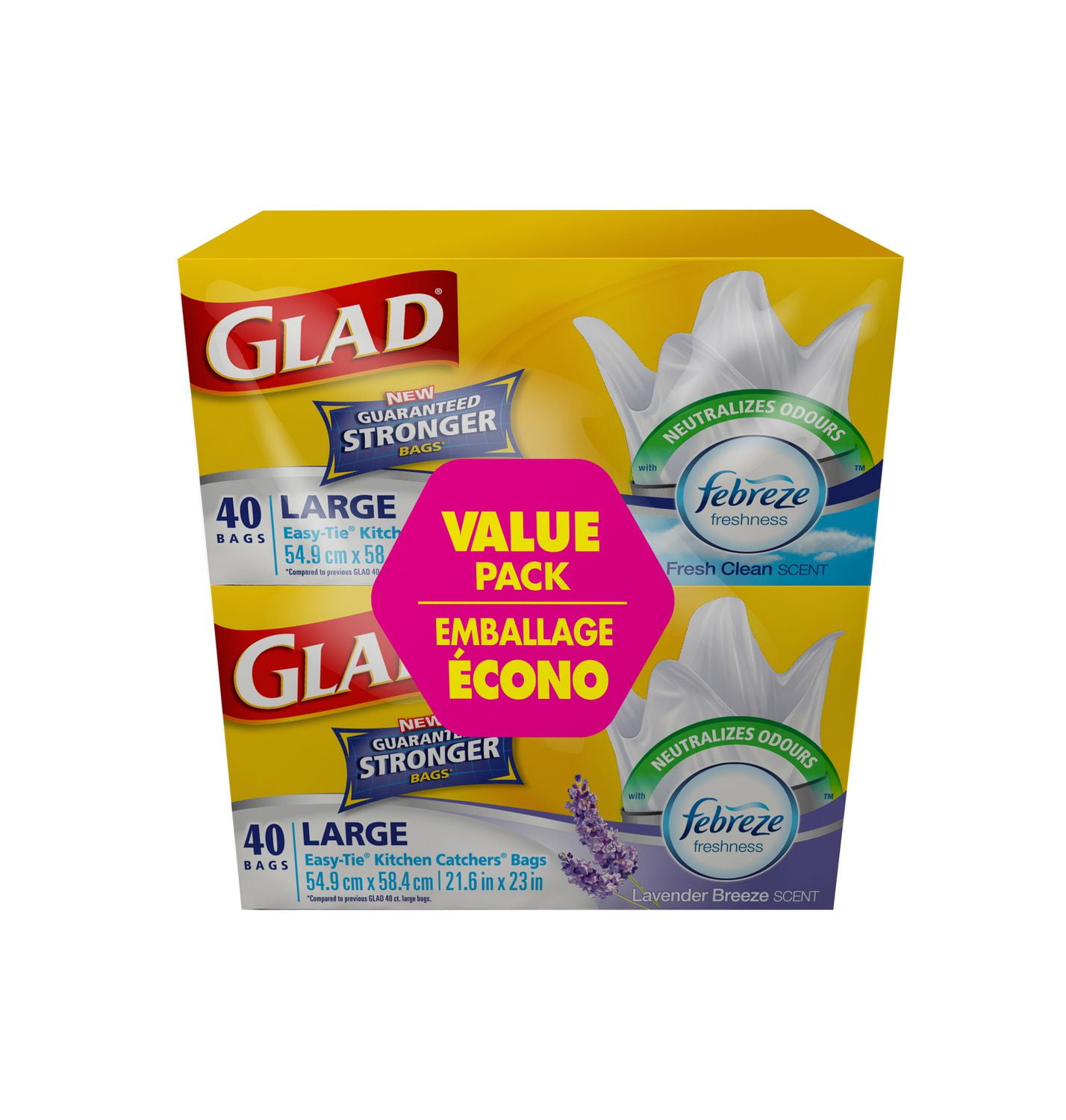 Glad® EasyTie® Large Kitchen Catchers® Garbage Bags Variety Pack