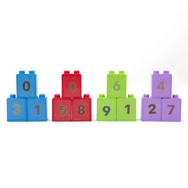 Briques d'apprentissage aux chiffres de Placematix pour enfants