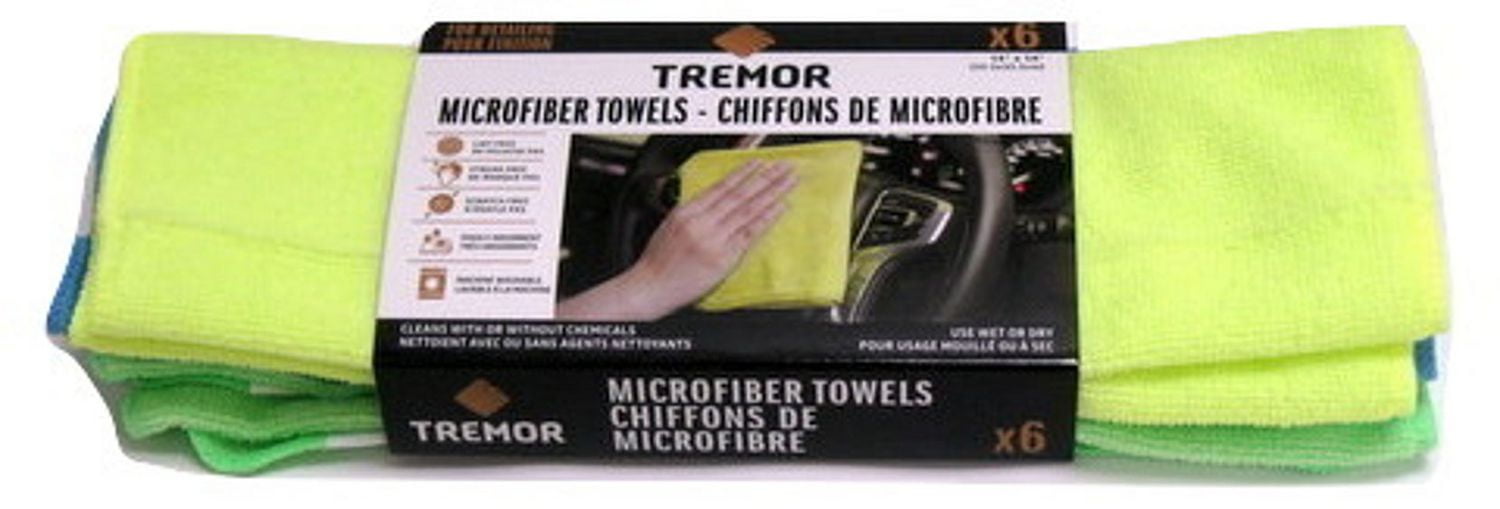 Tremor Microfiber Cloth (PK6) | Walmart Canada