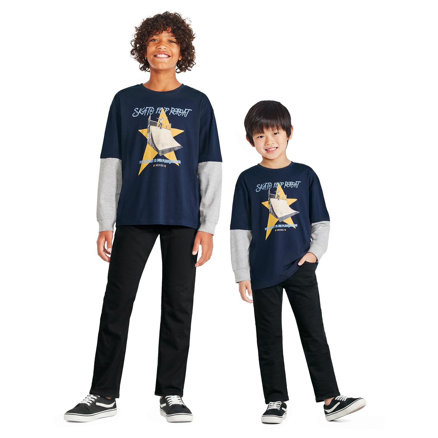 George Boys' Long-Sleeve Fooler T-Shirt
