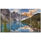 Tableau sur toile imprimée Design Art Paysage Lac moraine à parc Banff Canada – image 2 sur 3