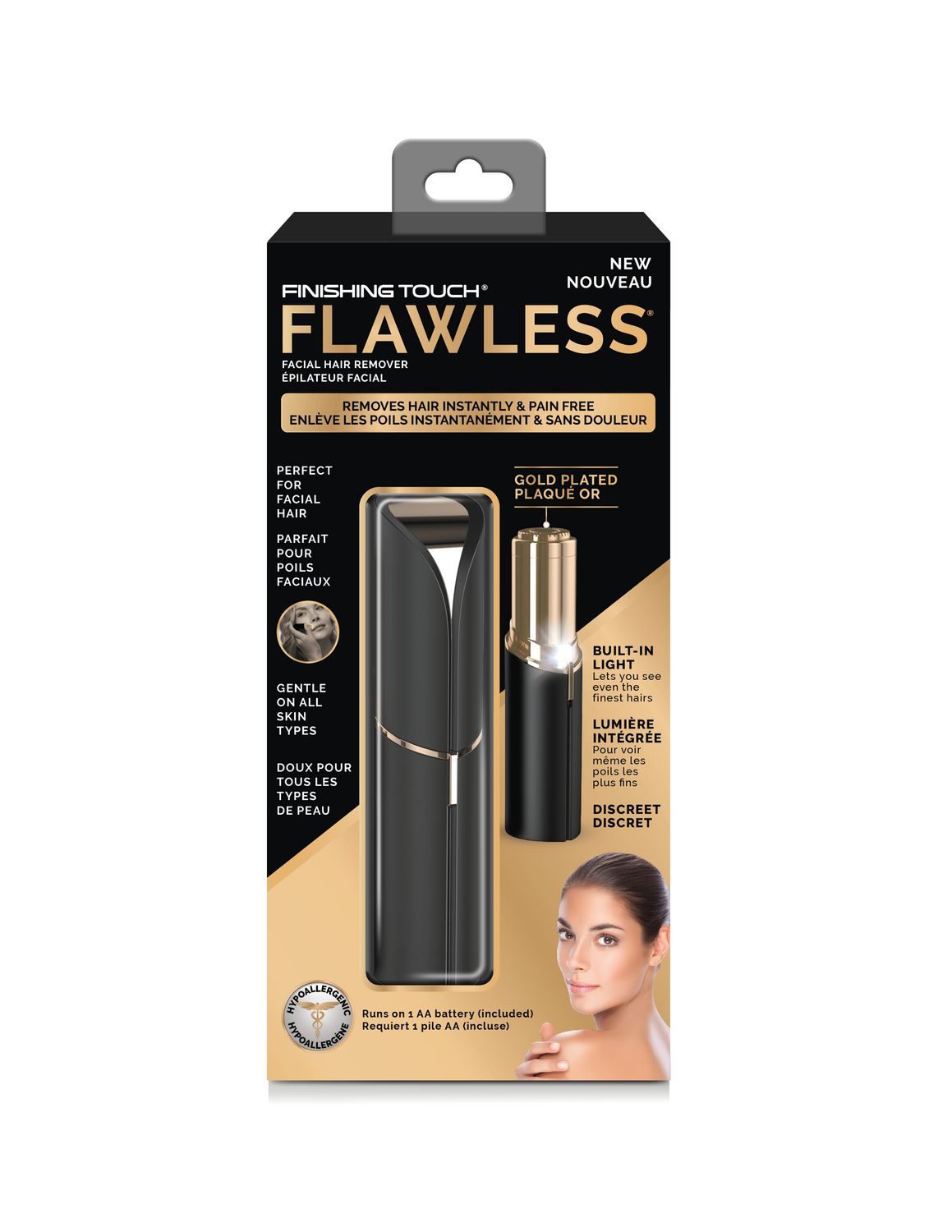 Finishing Touch Flawless Facial Hair Remover, Trimmers & Grooming ...