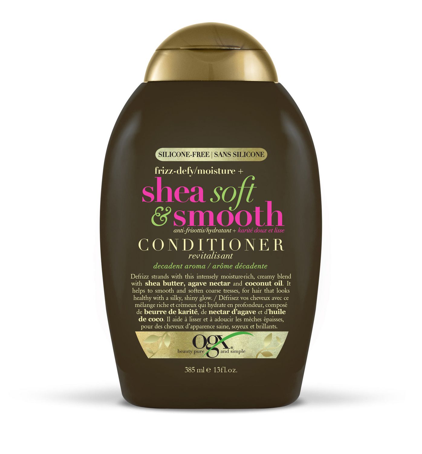 Ogx Thick Coarse Hair Frizz Defy Moisture Shea Soft And Smooth Conditioner Walmart Canada