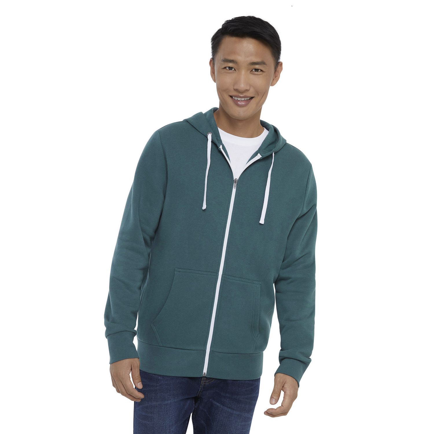 Mens zip clearance up hoodies walmart