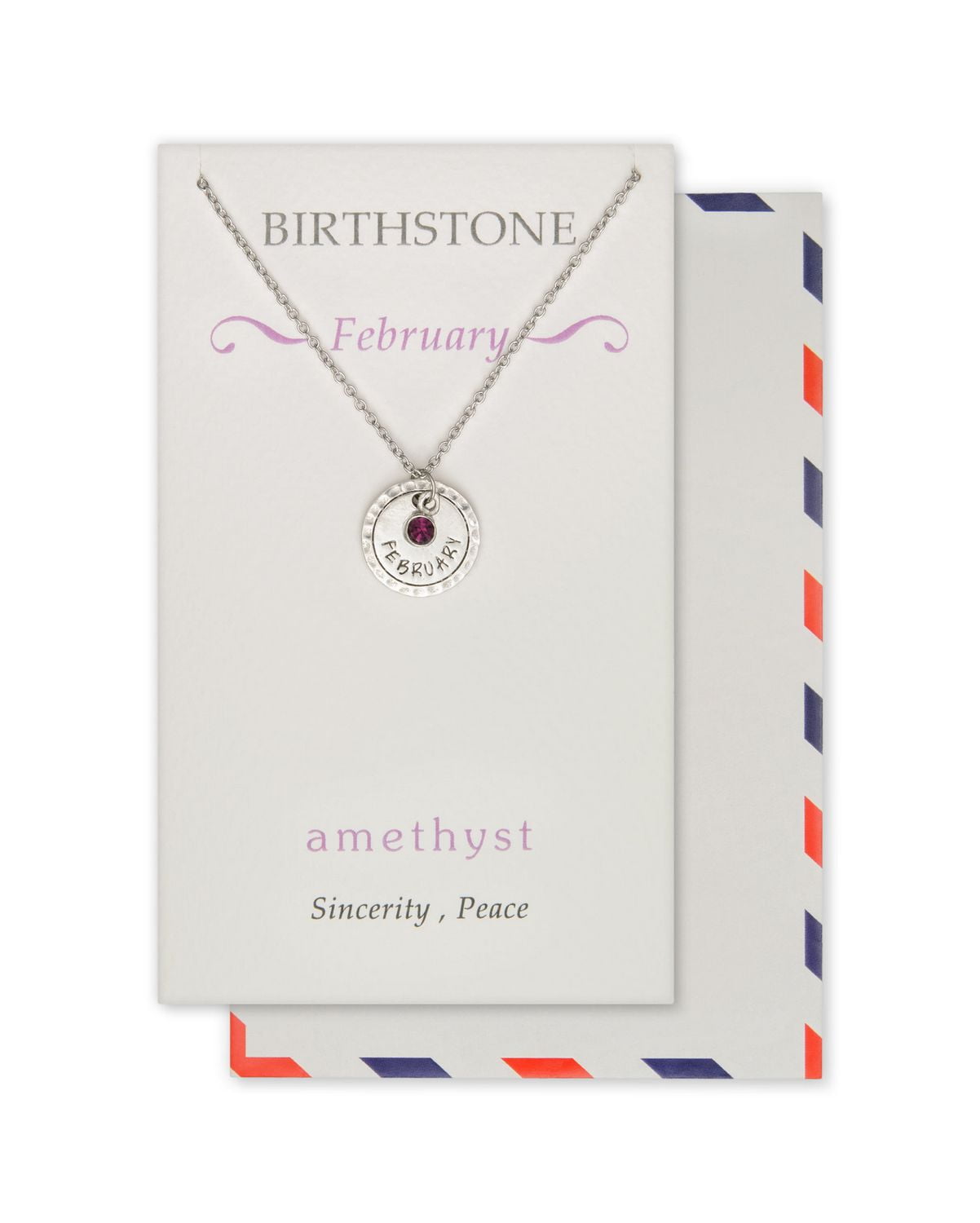 Save the Moment Necklace February Birthstone