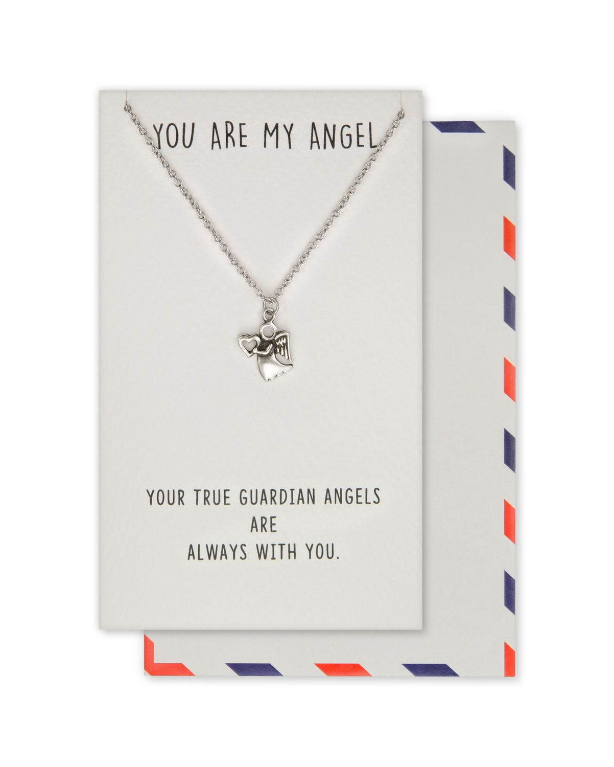 Save the Moment Femme Collier "You are my angel.  Your true Guardian Angels are always with you."