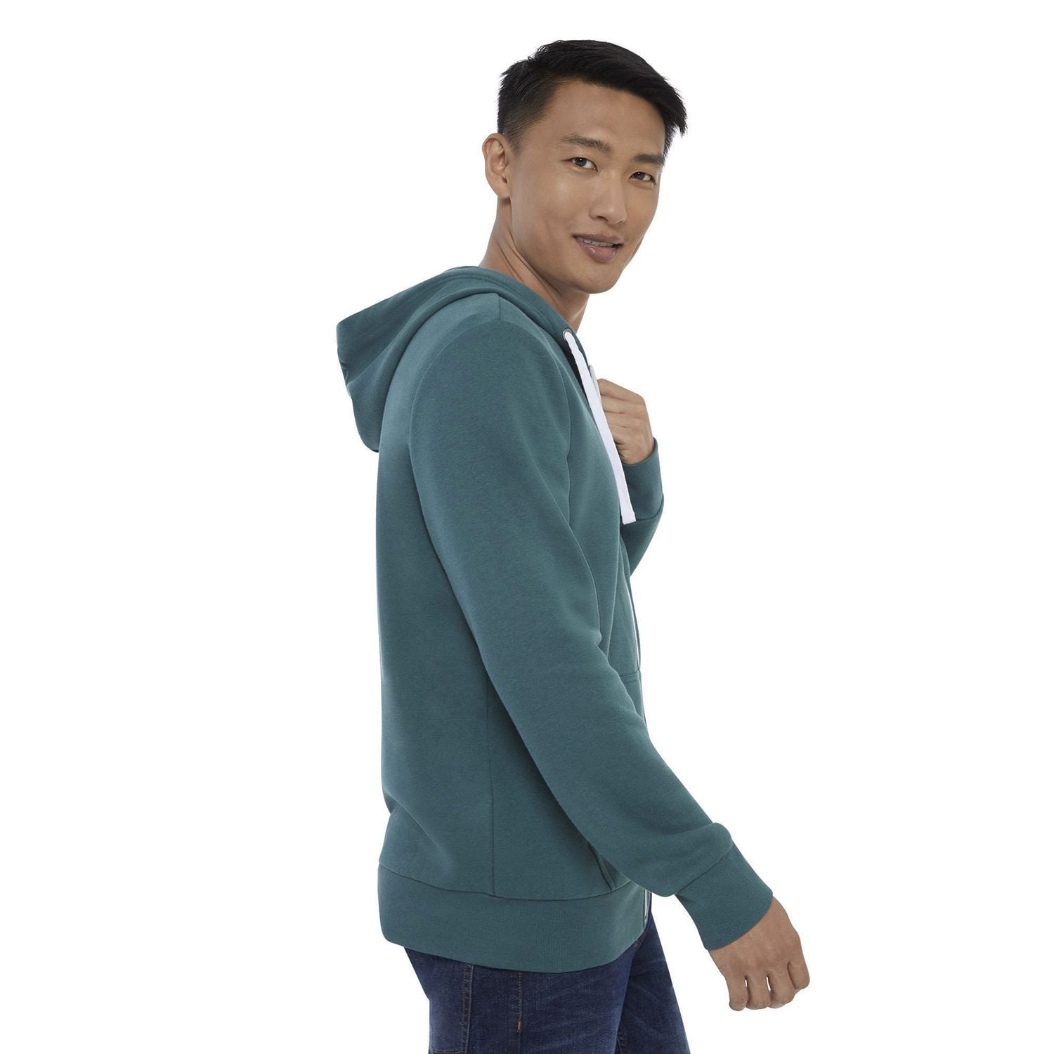 Walmart Full Zip Lightweight Hoodie Sweater Size Small Blue Spark