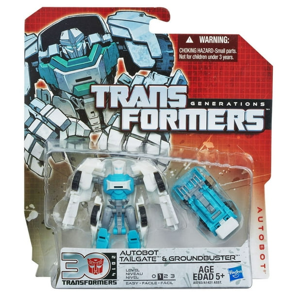 Transformers Generations - Figurines Autobot Tailgate et Groundbuster de classe Légendes