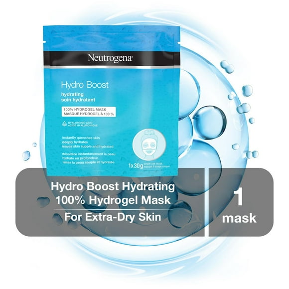 Neutrogena Hydro Boost Face Sheet Mask with Hyaluronic Acid, 1 Count