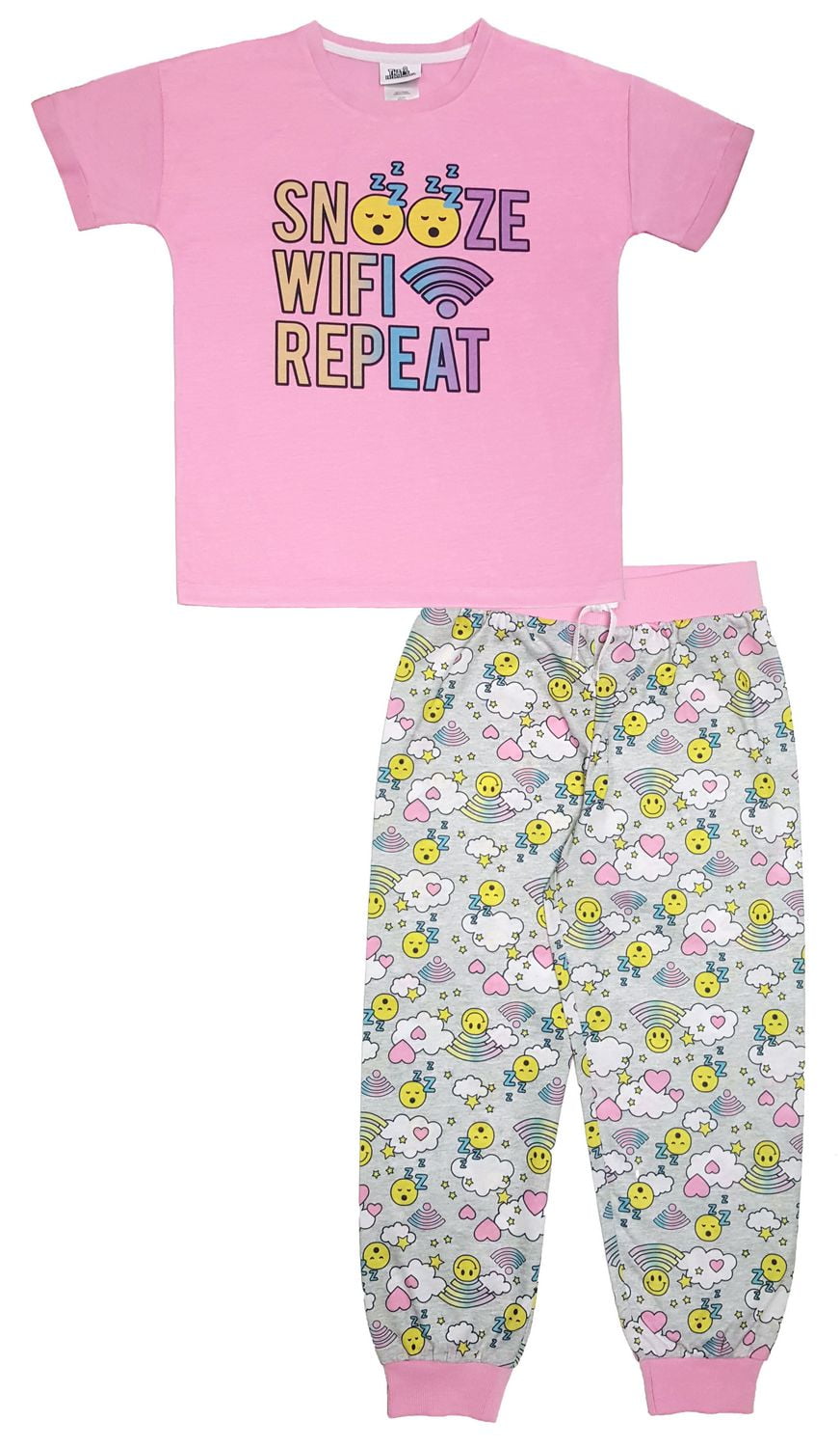 Girls emoji pajamas sale