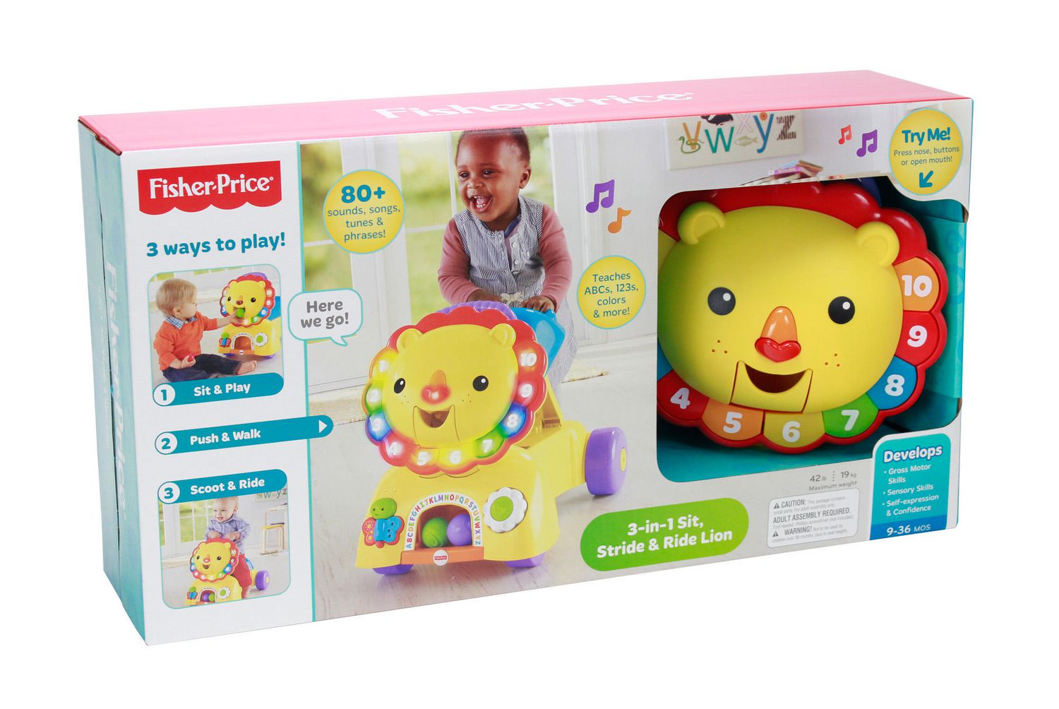 fisher price 3 in 1 sit to stand walmart