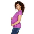thumbnail image 2 of Paisley Sky Maternity V-Neckline Tee, 2 of 6