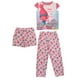 Trolls Ensemble de pyjama à manches courtes 3 pièces pour fillettes – image 1 sur 1