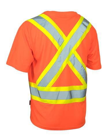Tee-shirt de sécurité à manches courtes Forcefield Ultrasoft Hi Vis Crew Neck