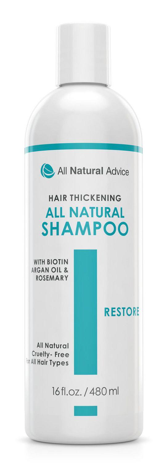 All Natural Advice Biotin Hair Growth Organic Shampoo All Types Of Hair With Argan Oil And Rosemary Made In Canada Walmart Canada