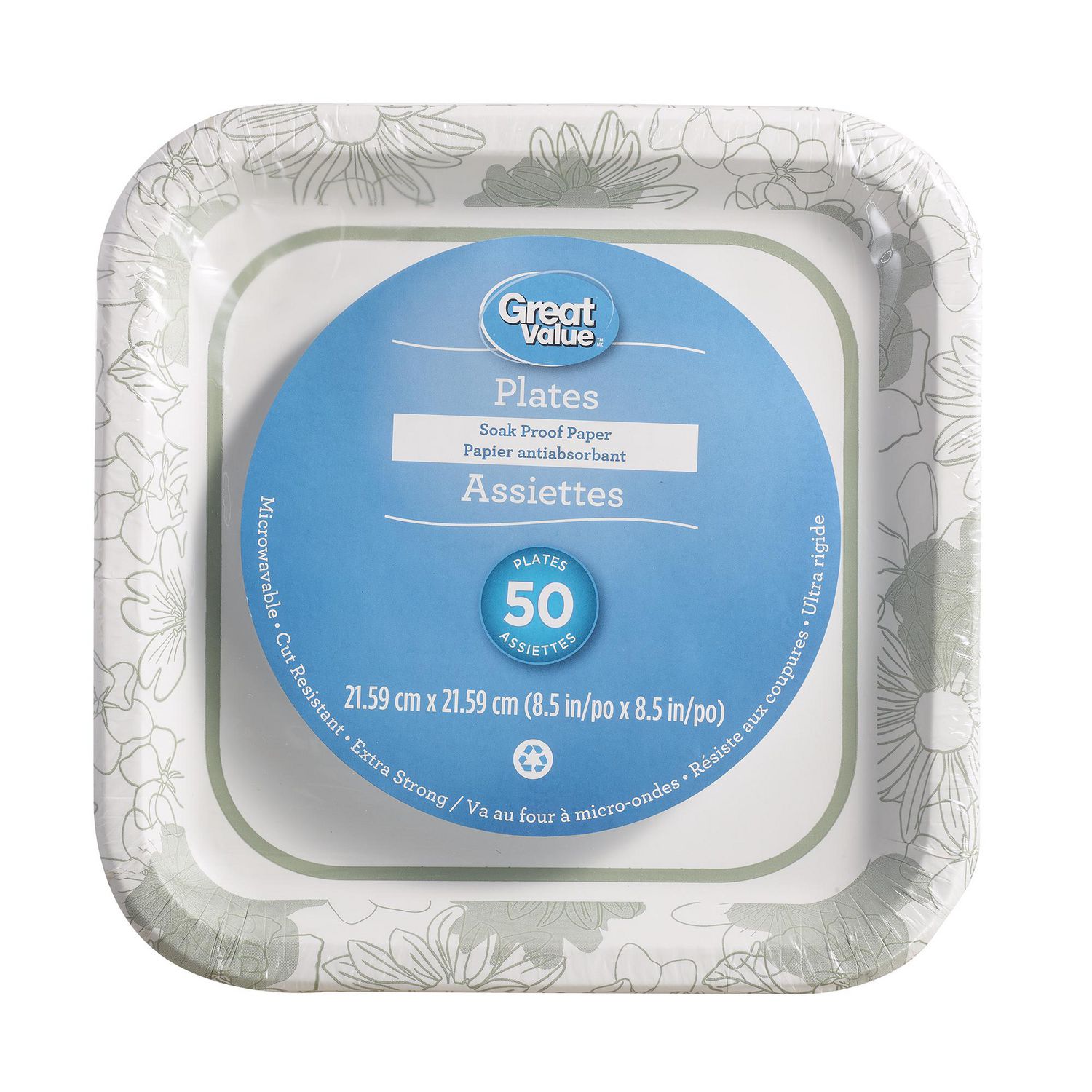 Great Value Soak Proof Paper Plates Walmart Canada