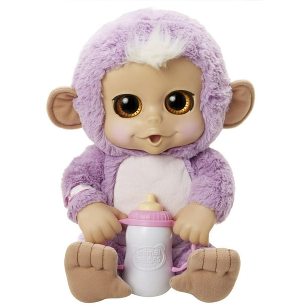 Animal Babies Nursery Peluche électronique de luxe - bébé singe