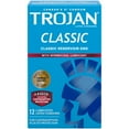 thumbnail image 1 of Trojan Classic Lubricated Condoms, with Spermicidal Lubricant, 1 of 5