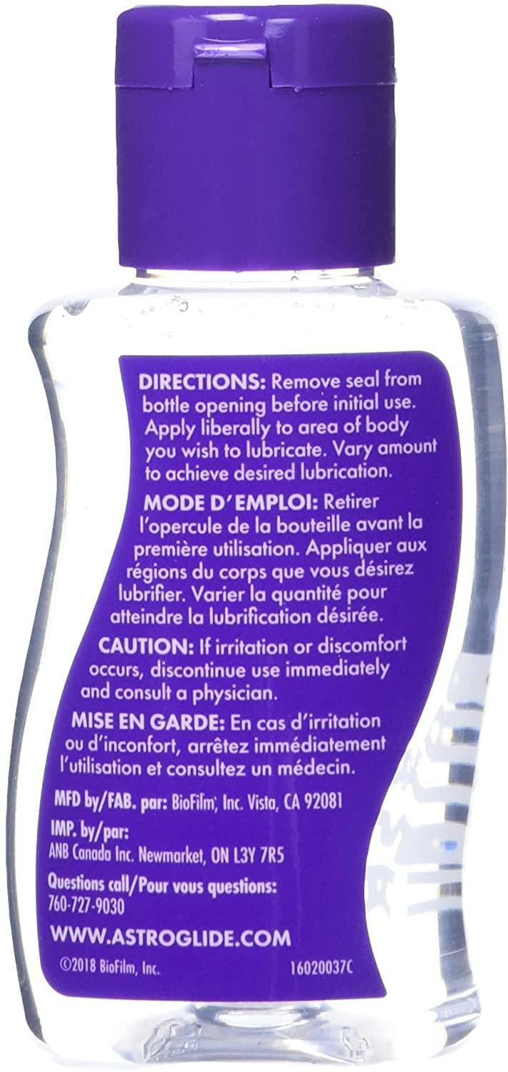 Astroglide Liquid Personal Lubricant Moisturizer Water Based 74 mL