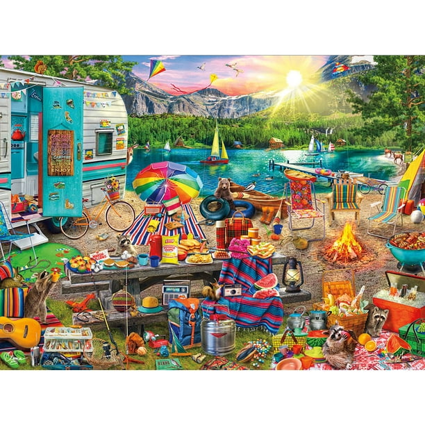 White Mountain Premium Puzzle Tray T-1000, Puzzle Board for 1000 Piece Puzzles, 24 x 30