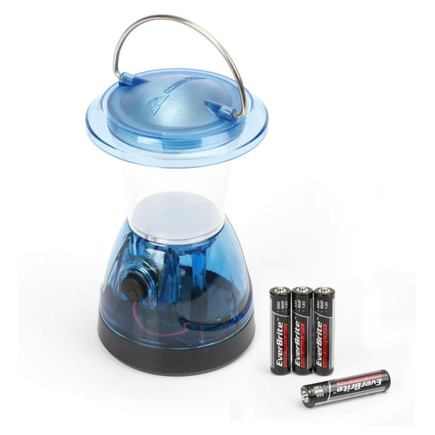 Mini lanterne de camping LED 4 piles AAA incluses 3 modes