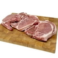 thumbnail image 3 of Maple Leaf Fresh Bone-In Pork Chops Sirloin and Center Combo Pack, 1 Sirloin, 2 Ribend, 3 Center Chops, 0.90 - 1.50 KG, 3 of 5