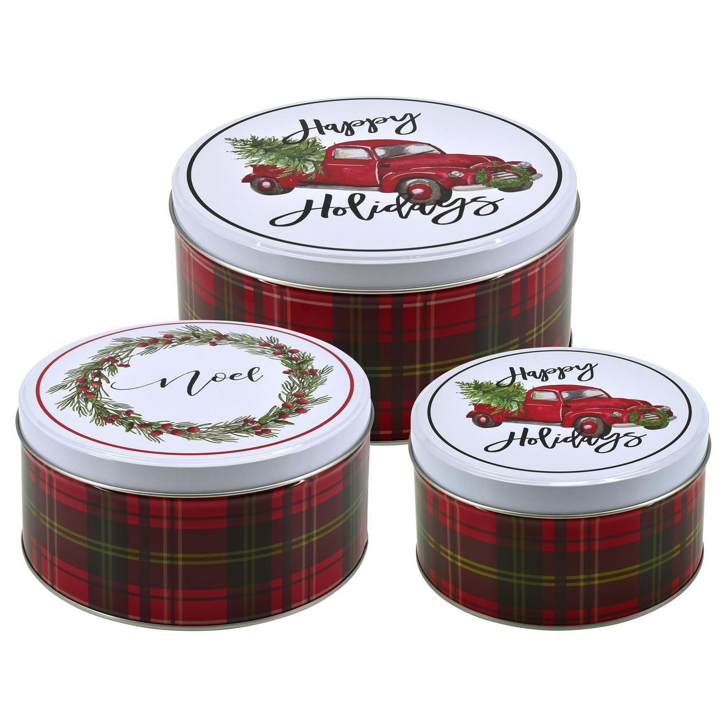 HOLIDAY TIME ROUND TIN 3 PACK Walmart Canada
