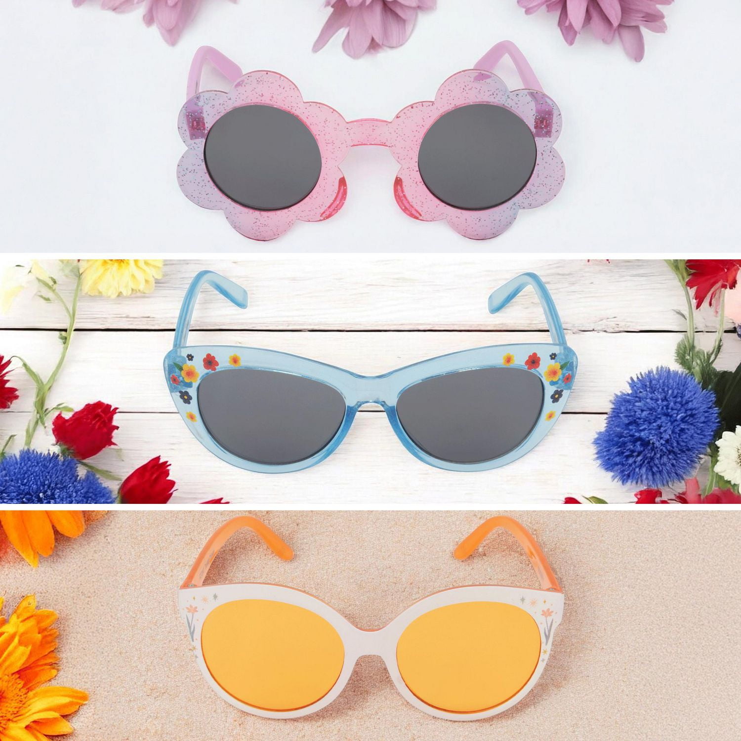 Disney Girls Sunglasses 3 Pack