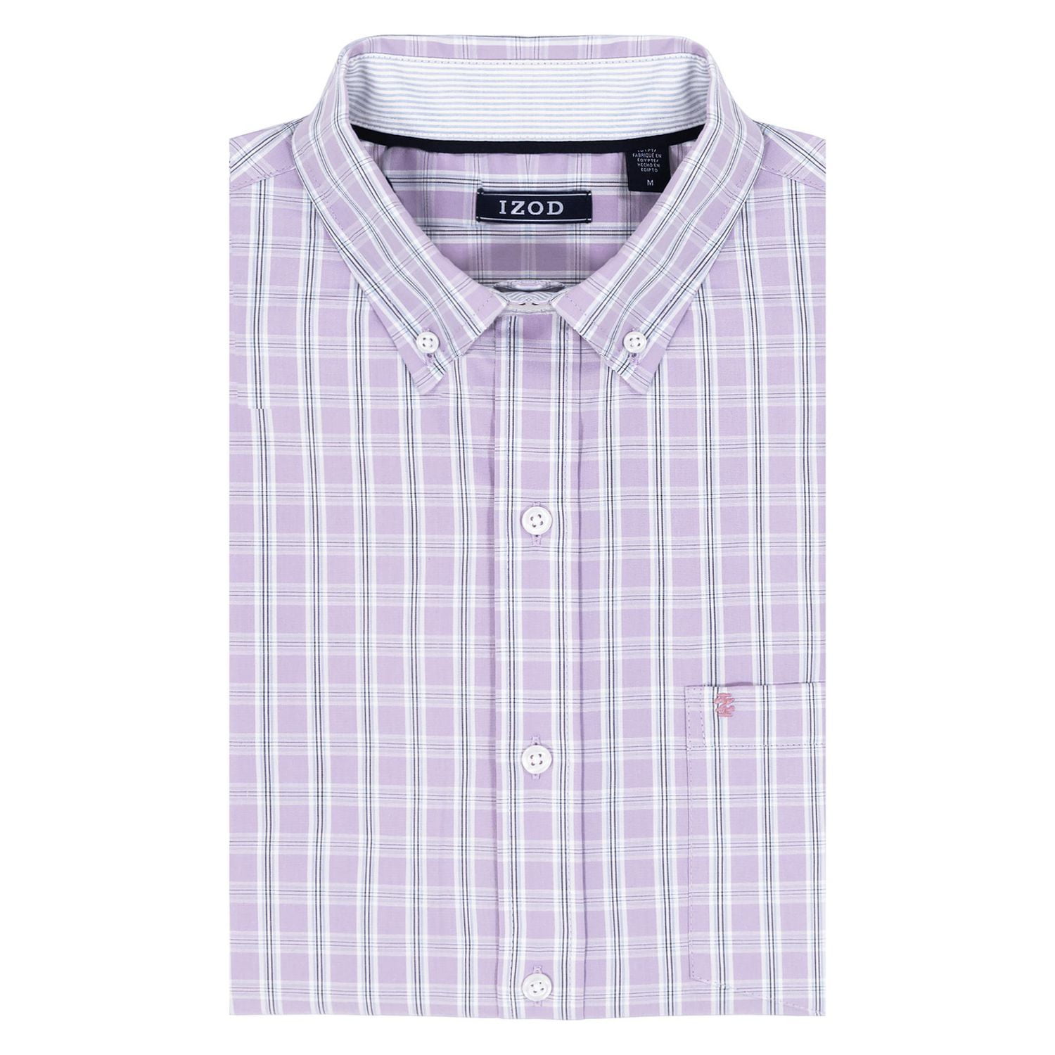 IZOD L/S Performance Plaid Woven Shirt
