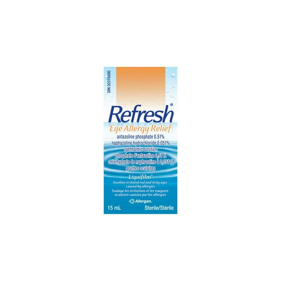 REFRESH ALLERGY EYE DROPS, 15mL
