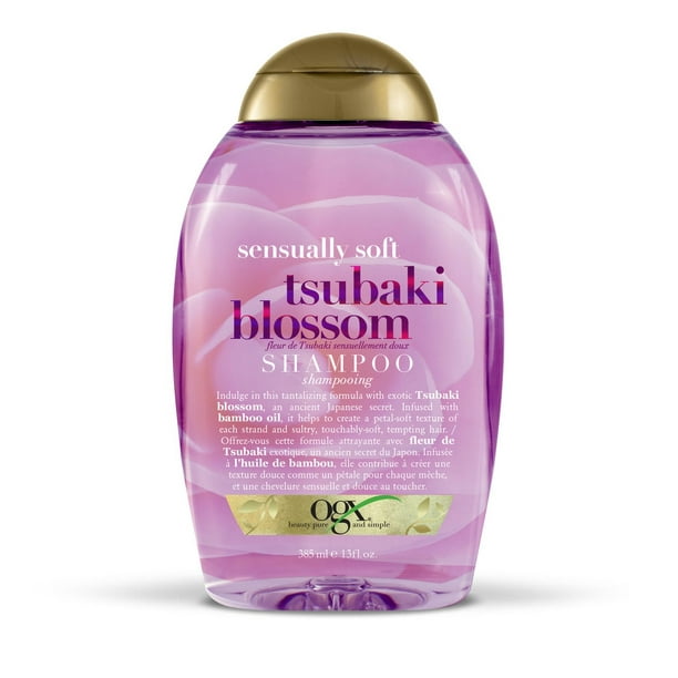 Shampoing à la fleur de tsubaki sensuellement doux d'OGX