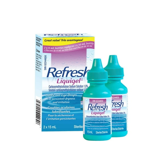 Refresh LiquidGel Eye Gel, 2x15mL