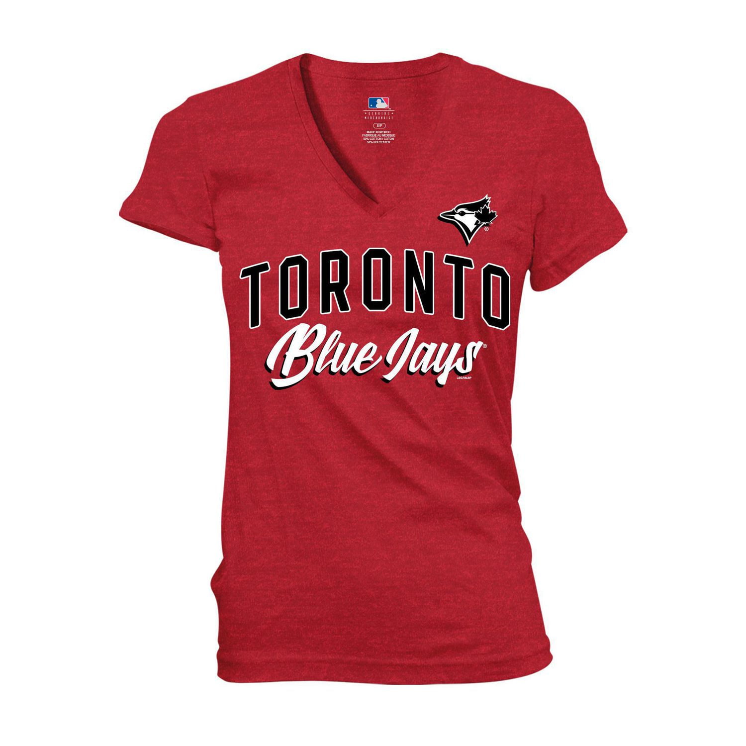 Ladies Blue Jays Winning Attitude V-Neck T-Shirt