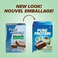 thumbnail image 2 of Pure Protein Chocolate Mint Cookie Bars - 19 g Protein, Low Sugar, Gluten Free Snack with Whey Blend, Made in Canada, 6 x 50 g, 2 of 6