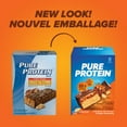 thumbnail image 2 of Pure Protein Chocolate Peanut Caramel Bars - 20 g Protein, Low Sugar, Gluten Free Snack, Made in Canada, 6 x 50, 2 of 6
