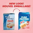 thumbnail image 2 of Pure Protein Strawberry Bars - 20 g Protein, Low Sugar, gluten Free Snack with Whey Blend, Made in Canada, 6 x 50 g, 2 of 6