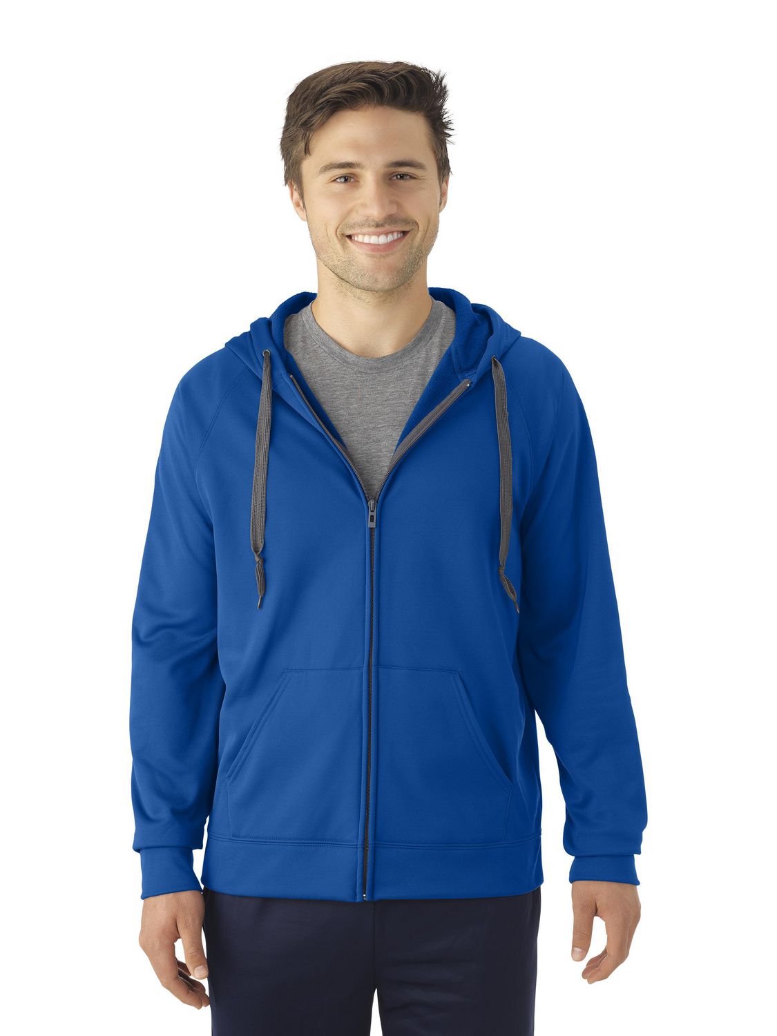 Jerzees DRI-POWER® SPORT Full-Zip Hooded Sweatshirt (2XL-3XL) | Walmart ...