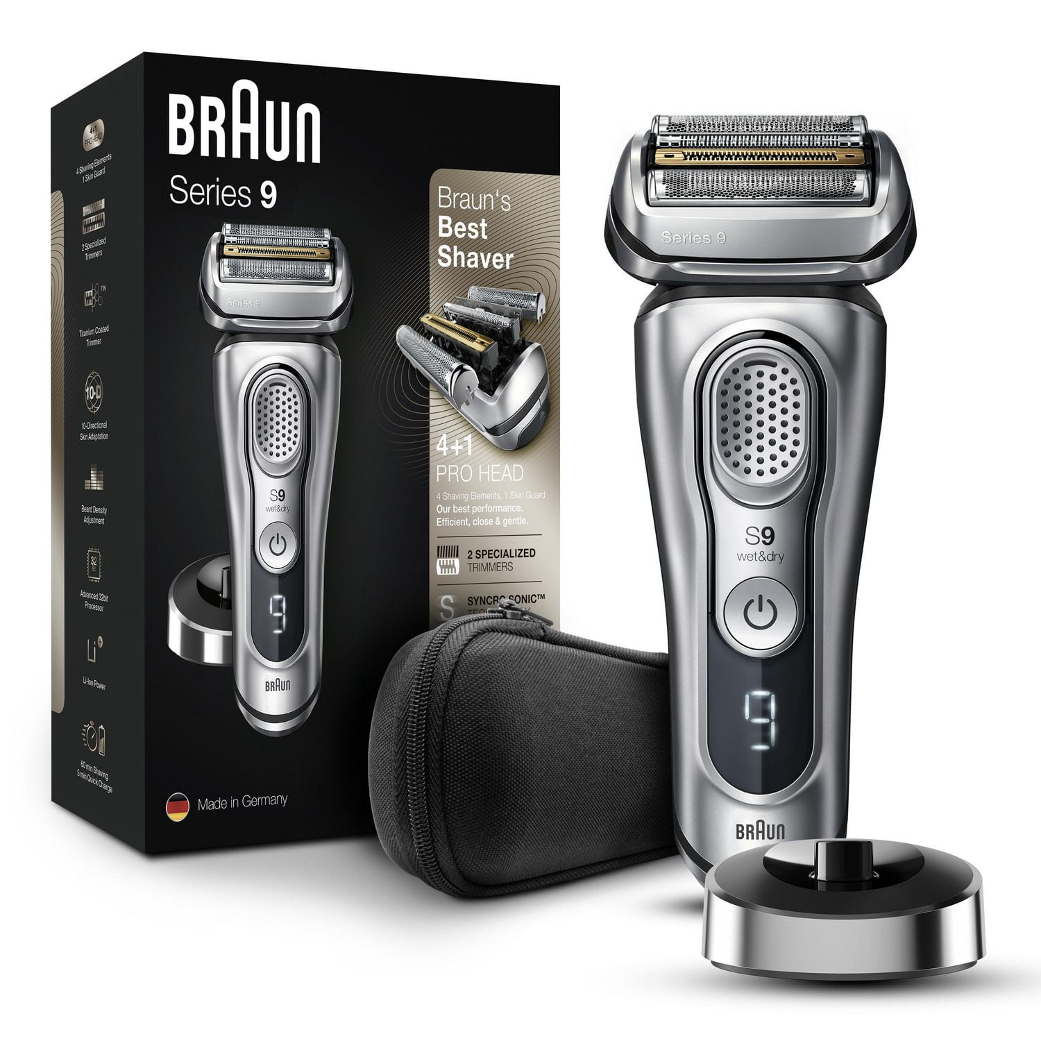 Rasoir avec ou sans mousse de série 9 de Braun (9376cc)