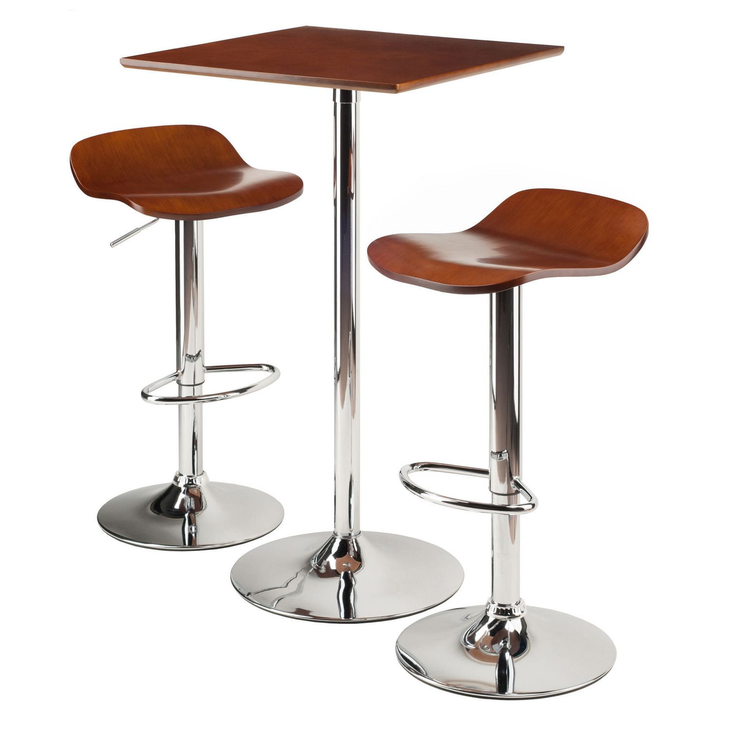 Winsome Kallie 3Piece Set Pub Table Bar Height Stools 93385
