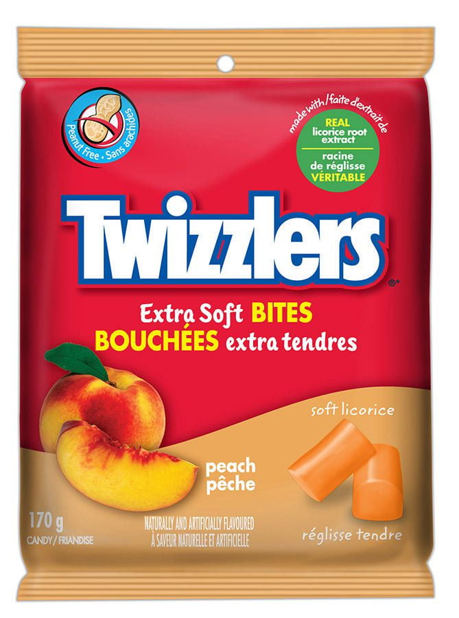 TWIZZLERS Extra Soft Bites Peach Candy Walmart.ca