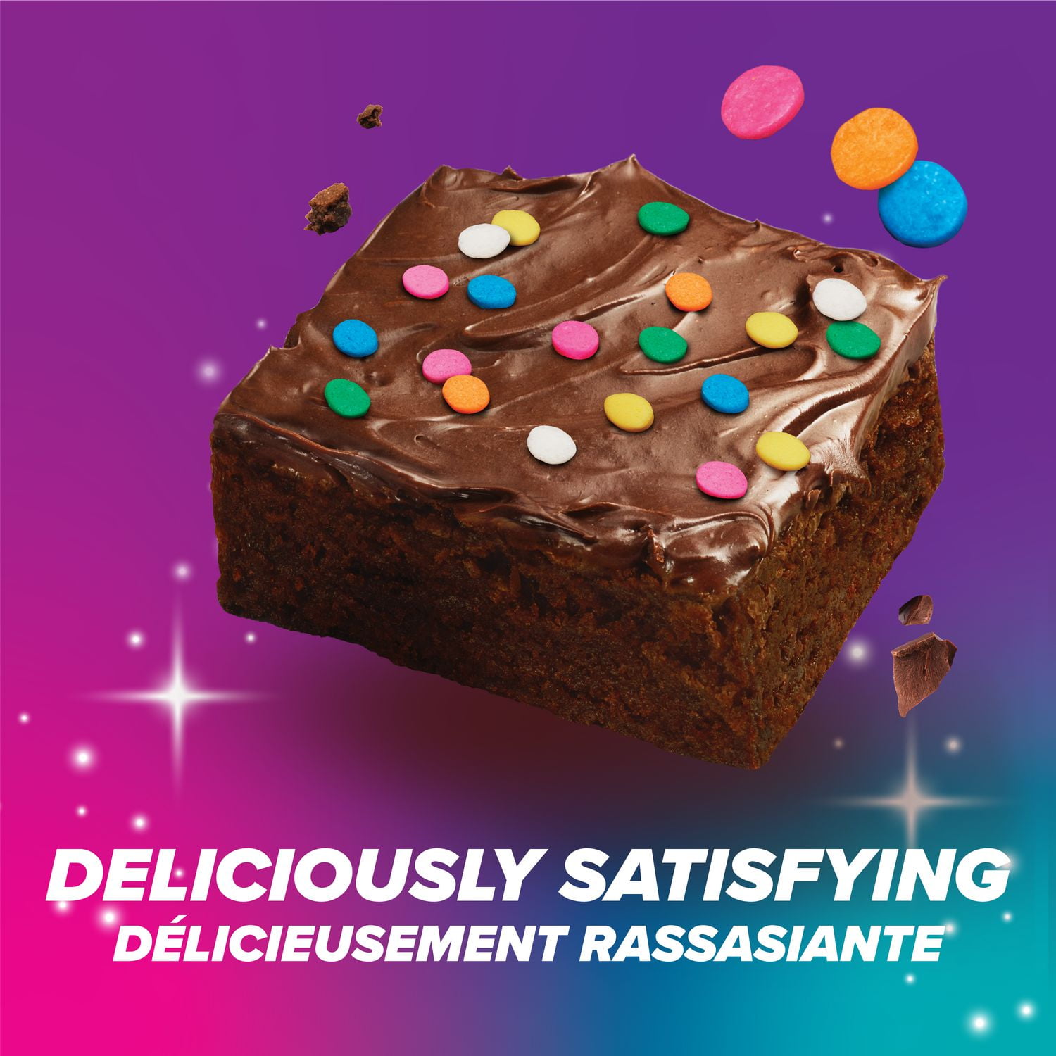 GALACTIC BROWNIE, 20 g of protein, gluten free, 6 X 50 g bars, New Look! Pure Protein bars feature the winning combination of high protein and great taste.