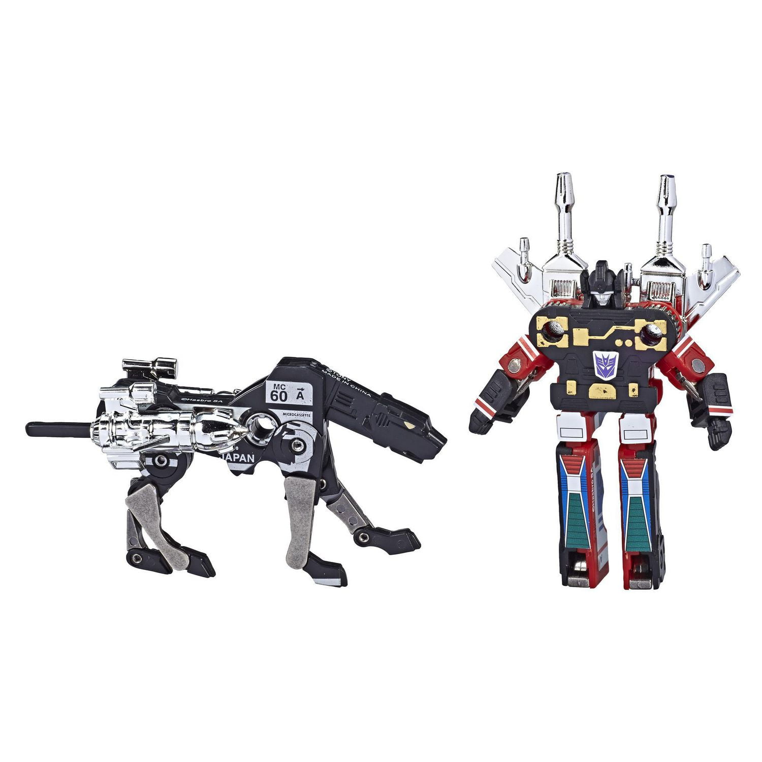 Transformers: Vintage G1 Cassette 2-Pack Decepticons shops Frenzy and Laserbeak