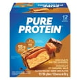 thumbnail image 1 of Pure Protein Chocolate Salted Caramel Protein Bars |18g Protein| Gluten Free | 12 x 50g Bars, 1 of 8